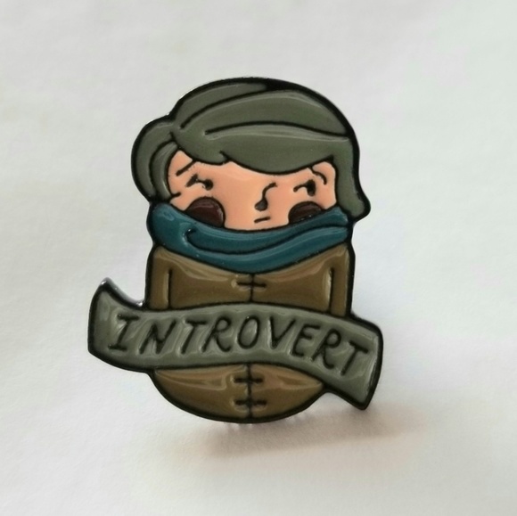 Unbranded Jewelry - Introvert Enamel Pin - Perfect gift!